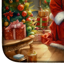 Load image into Gallery viewer, Tibetan Mastiff and Santa Claus Dish Drying Mat