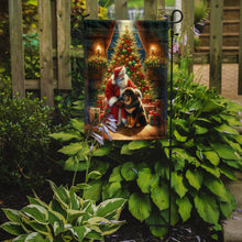 Load image into Gallery viewer, Tibetan Mastiff with Santa Garden Flag – Christmas Dog Yard Decor