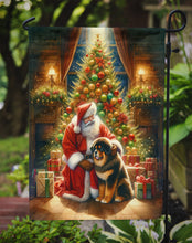 Load image into Gallery viewer, Tibetan Mastiff with Santa Garden Flag – Christmas Dog Yard Decor