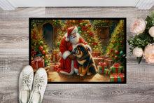 Load image into Gallery viewer, Tibetan Mastiff and Santa Claus Doormat