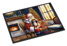 Load image into Gallery viewer, Tibetan Spaniel and Santa Claus Doormat