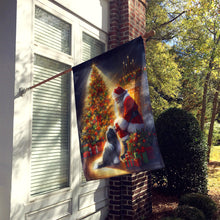 Load image into Gallery viewer, Tibetan Terrier and Santa Claus House Flag
