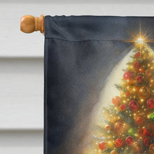 Load image into Gallery viewer, Tibetan Terrier and Santa Claus House Flag