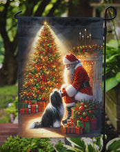 Load image into Gallery viewer, Tibetan Terrier with Santa Garden Flag – Christmas Dog Yard Decor