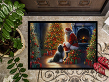 Load image into Gallery viewer, Tibetan Terrier and Santa Claus Doormat