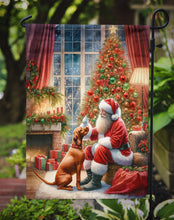 Load image into Gallery viewer, Vizsla with Santa Garden Flag – Christmas Dog Yard Decor