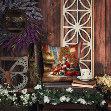Load image into Gallery viewer, Vizsla and Santa Claus Throw Pillow