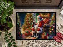Load image into Gallery viewer, Welsh Springer Spaniel and Santa Claus Doormat