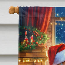 Load image into Gallery viewer, Westie and Santa Claus House Flag
