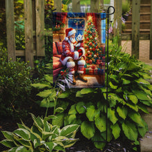 Load image into Gallery viewer, Westie with Santa Garden Flag – Christmas Dog Yard Decor