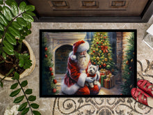 Load image into Gallery viewer, Westie and Santa Claus Doormat - 18X27 Indoor / Outdoor Rug | Made in USA