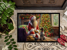 Load image into Gallery viewer, Wirehaired Pointing Griffon and Santa Claus Doormat