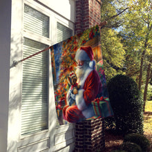 Load image into Gallery viewer, Yorkshire Terrier Yorkie and Santa Claus House Flag