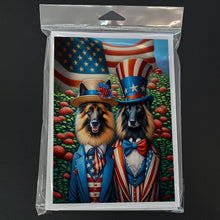 Load image into Gallery viewer, All American Belgian Tervuren Greeting Cards - Blank Note Cards – 8-Pack of Artist-Designed Cards with Envelopes