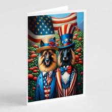 Load image into Gallery viewer, All American Belgian Tervuren Greeting Cards - Blank Note Cards – 8-Pack of Artist-Designed Cards with Envelopes