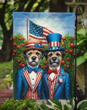 Load image into Gallery viewer, All American Border Terrier Garden Flag –  Dogs with American Flag Background by Caroline’s Treasures