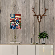 Load image into Gallery viewer, All American Boston Terrier Wall or Door Hanging Prints