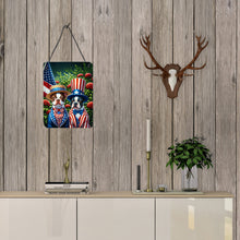 Load image into Gallery viewer, All American Boston Terrier Wall or Door Hanging Prints