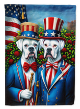 Load image into Gallery viewer, All American White Boxer House Flag