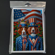 Load image into Gallery viewer, All American Brittany Greeting Cards - Blank Note Cards – 8-Pack of Artist-Designed Cards with Envelopes
