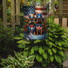 Load image into Gallery viewer, All American Brussels Griffon Garden Flag –  Dogs with American Flag Background by Caroline’s Treasures