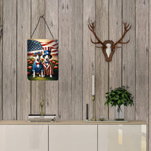 Load image into Gallery viewer, All American Bull Terrier Wall or Door Hanging Prints