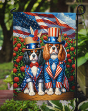 Load image into Gallery viewer, All American Cavalier Spaniel Garden Flag –  Dogs with American Flag Background by Caroline’s Treasures