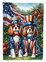 Load image into Gallery viewer, All American Cavalier Spaniel Garden Flag –  Dogs with American Flag Background by Caroline’s Treasures