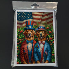 Load image into Gallery viewer, All American Chesapeake Bay Retriever Greeting Cards - Blank Note Cards – 8-Pack of Artist-Designed Cards with Envelopes