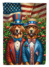 Load image into Gallery viewer, All American Chesapeake Bay Retriever Garden Flag –  Dogs with American Flag Background by Caroline’s Treasures