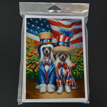Load image into Gallery viewer, All American Chinese Crested Greeting Cards - Blank Note Cards – 8-Pack of Artist-Designed Cards with Envelopes