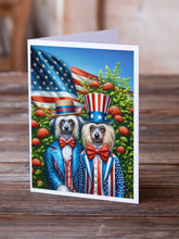 Load image into Gallery viewer, All American Chinese Crested Greeting Cards - Blank Note Cards – 8-Pack of Artist-Designed Cards with Envelopes
