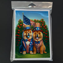 Load image into Gallery viewer, All American Chow Chow Greeting Cards - Blank Note Cards – 8-Pack of Artist-Designed Cards with Envelopes