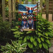 Load image into Gallery viewer, All American Dandie Dinmont Terrier Garden Flag –  Dogs with American Flag Background by Caroline’s Treasures