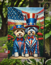 Load image into Gallery viewer, All American Dandie Dinmont Terrier Garden Flag –  Dogs with American Flag Background by Caroline’s Treasures
