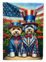 Load image into Gallery viewer, All American Dandie Dinmont Terrier Garden Flag –  Dogs with American Flag Background by Caroline’s Treasures