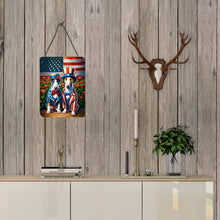 Load image into Gallery viewer, All American English Bull Terrier Wall or Door Hanging Prints
