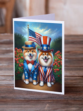 Load image into Gallery viewer, All American Finnish Spitz Greeting Cards - Blank Note Cards – 8-Pack of Artist-Designed Cards with Envelopes