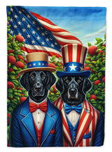 Load image into Gallery viewer, All American Flat-Coated Retriever House Flag