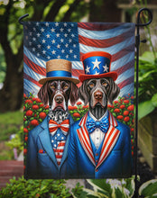 Load image into Gallery viewer, All American German Shorthaired Pointer Garden Flag –  Dogs with American Flag Background by Caroline’s Treasures