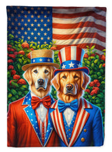 Load image into Gallery viewer, All American Golden Retriever House Flag