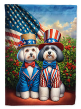 Load image into Gallery viewer, All American Havanese Garden Flag –  Dogs with American Flag Background by Caroline’s Treasures