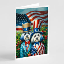Load image into Gallery viewer, All American Havanese Greeting Cards - Blank Note Cards – 8-Pack of Artist-Designed Cards with Envelopes