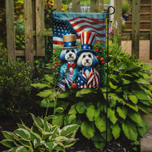 Load image into Gallery viewer, All American Havanese Garden Flag –  Dogs with American Flag Background by Caroline’s Treasures