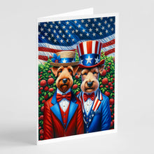 Load image into Gallery viewer, All American Irish Terrier Greeting Cards - Blank Note Cards – 8-Pack of Artist-Designed Cards with Envelopes