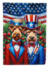 Load image into Gallery viewer, All American Irish Terrier Garden Flag –  Dogs with American Flag Background by Caroline’s Treasures