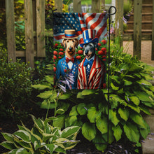 Load image into Gallery viewer, All American Irish Wolfhound Garden Flag –  Dogs with American Flag Background by Caroline’s Treasures