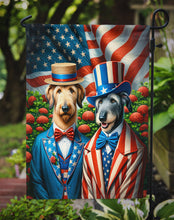 Load image into Gallery viewer, All American Irish Wolfhound Garden Flag –  Dogs with American Flag Background by Caroline’s Treasures