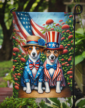 Load image into Gallery viewer, All American Jack Russell Terrier Garden Flag –  Dogs with American Flag Background by Caroline’s Treasures