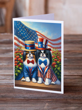 Load image into Gallery viewer, All American Japanese Chin Greeting Cards - Blank Note Cards – 8-Pack of Artist-Designed Cards with Envelopes